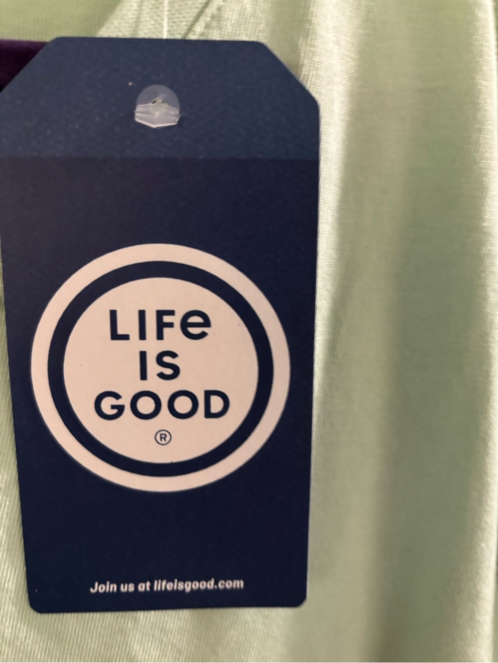New! Life Is Good Light Mint V-Neck Tee with Sunflower Graphic xxl - Picture 6 of 6